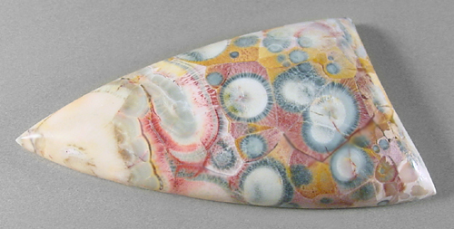 Birdseye rhyolite cab! Silverhawk's designer gemstones.